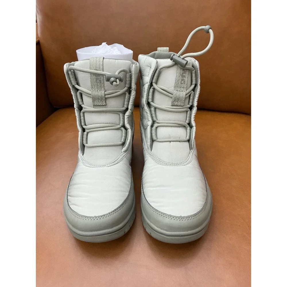 Ryka Solace Snow Boots Womens 7.5 Green Water Repellent Quilted Puffer